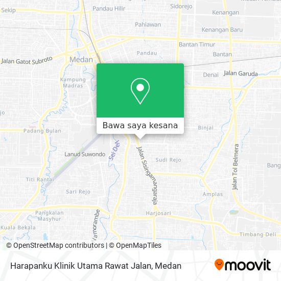 Peta Harapanku Klinik Utama Rawat Jalan