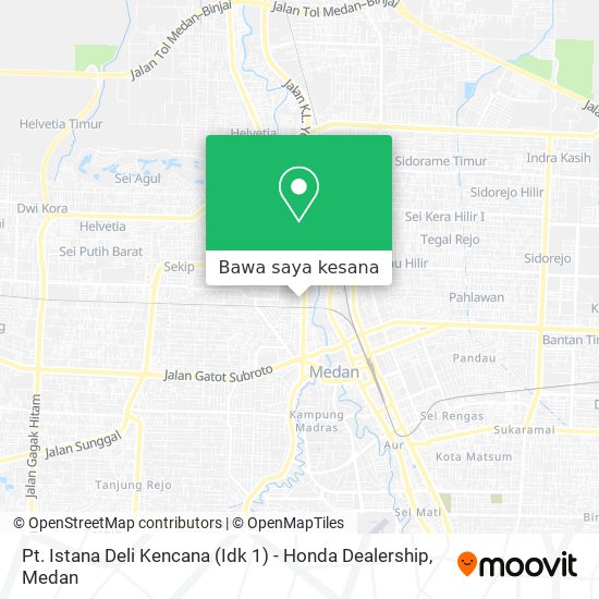 Peta Pt. Istana Deli Kencana (Idk 1) - Honda Dealership