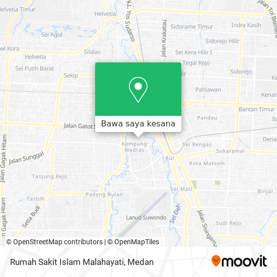 Peta Rumah Sakit Islam Malahayati