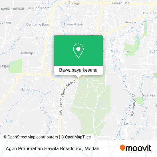 Peta Agen Perumahan Hawila Residence