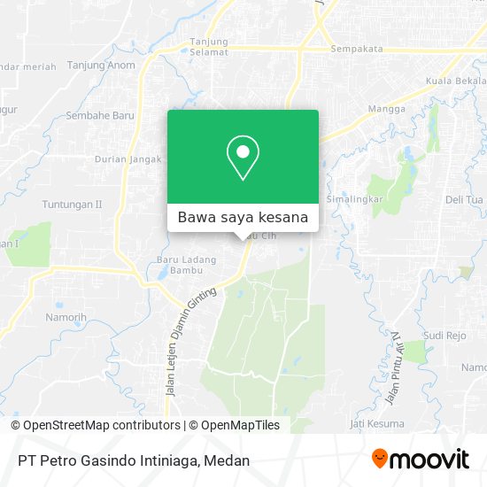 Peta PT Petro Gasindo Intiniaga