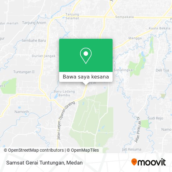 Peta Samsat Gerai Tuntungan
