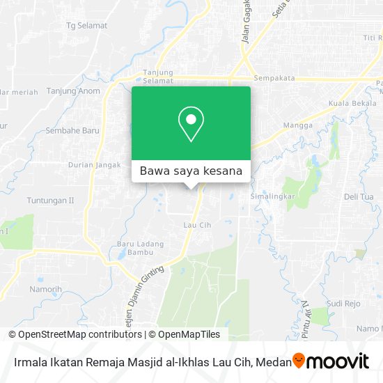 Peta Irmala Ikatan Remaja Masjid al-Ikhlas Lau Cih