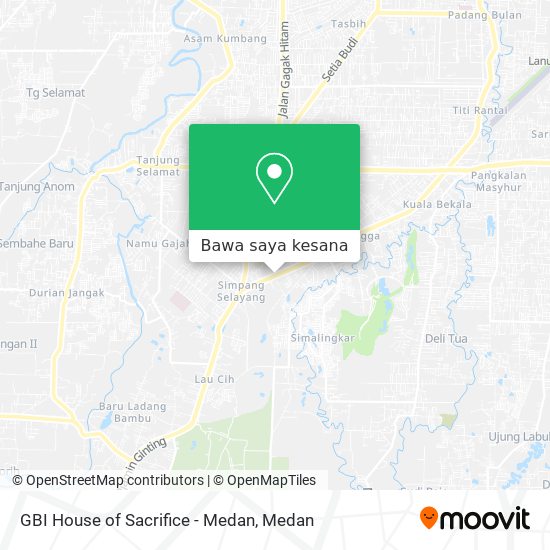 Peta GBI House of Sacrifice - Medan