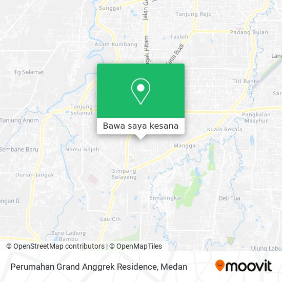 Peta Perumahan Grand Anggrek Residence