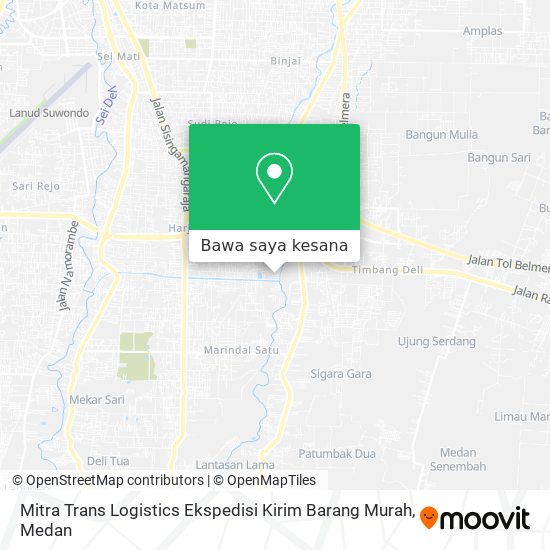 Peta Mitra Trans Logistics Ekspedisi Kirim Barang Murah