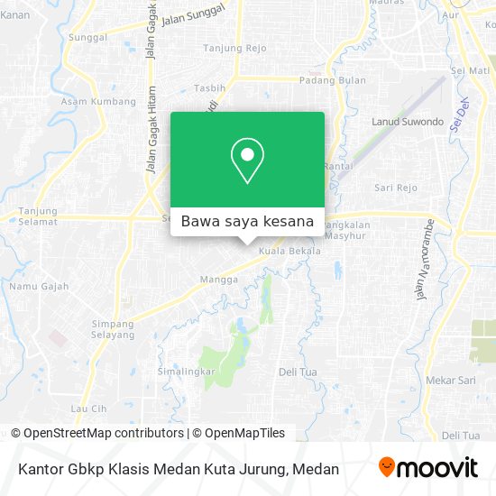 Peta Kantor Gbkp Klasis Medan Kuta Jurung