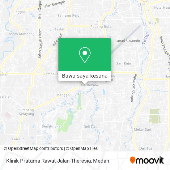 Peta Klinik Pratama Rawat Jalan Theresia