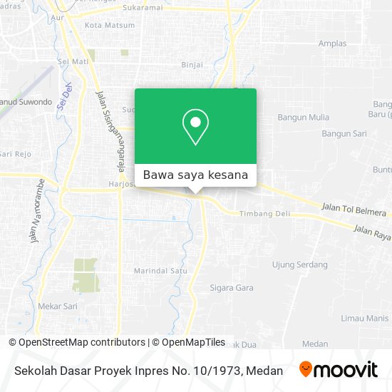 Peta Sekolah Dasar Proyek Inpres No. 10 / 1973