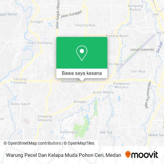 Peta Warung Pecel Dan Kelapa Muda Pohon Ceri