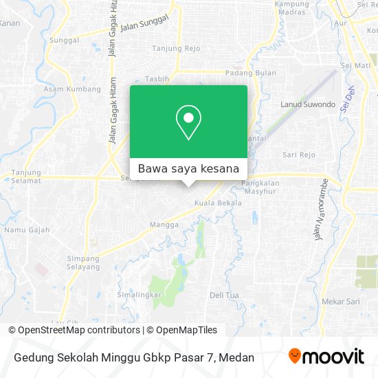 Peta Gedung Sekolah Minggu Gbkp Pasar 7
