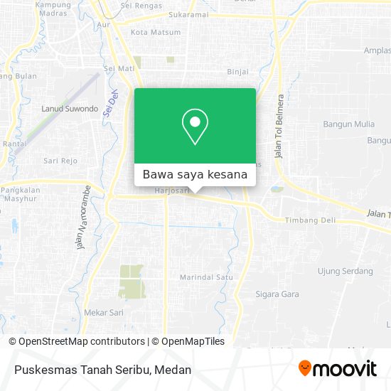 Peta Puskesmas Tanah Seribu
