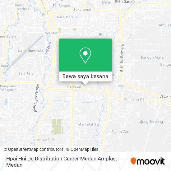 Peta Hpai Hni Dc Distribution Center Medan Amplas