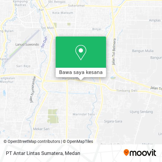 Peta PT Antar Lintas Sumatera