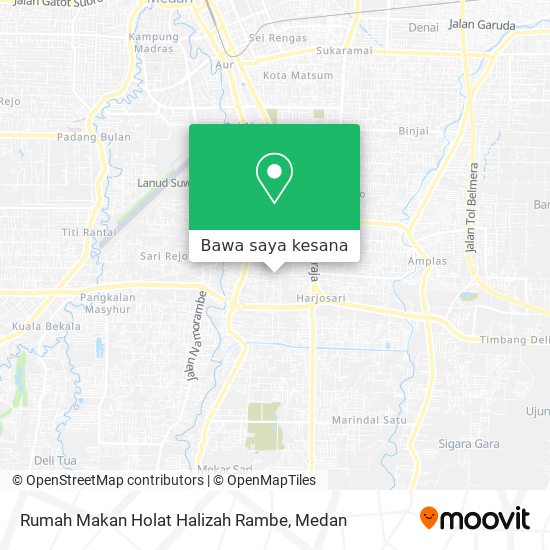 Peta Rumah Makan Holat Halizah Rambe