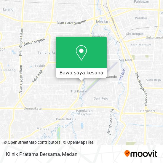 Peta Klinik Pratama Bersama