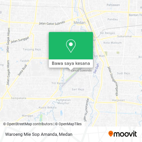 Peta Waroeng Mie Sop Amanda