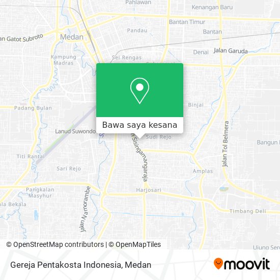 Peta Gereja Pentakosta Indonesia