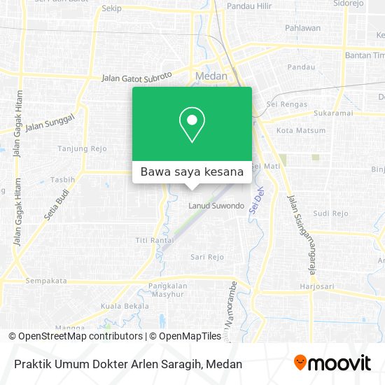 Peta Praktik Umum Dokter Arlen Saragih