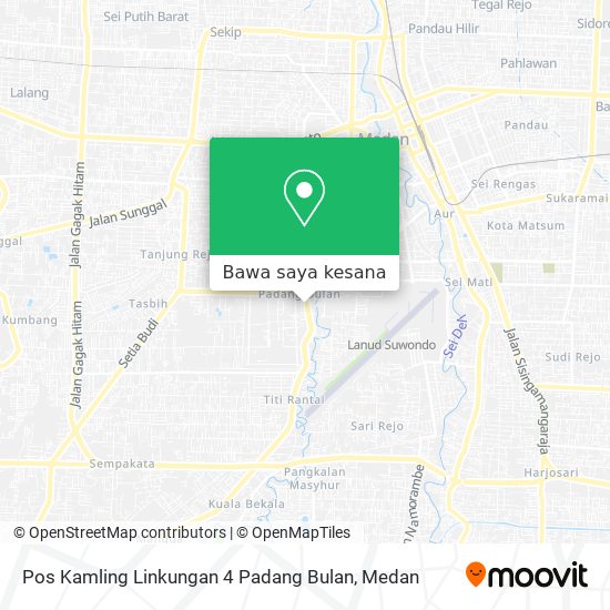 Peta Pos Kamling Linkungan 4 Padang Bulan