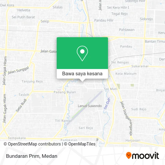 Peta Bundaran Pnm