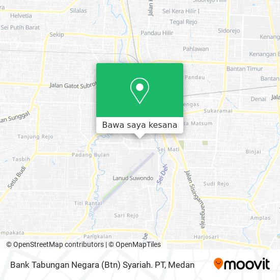 Peta Bank Tabungan Negara (Btn) Syariah. PT