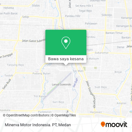 Peta Minerva Motor Indonesia. PT