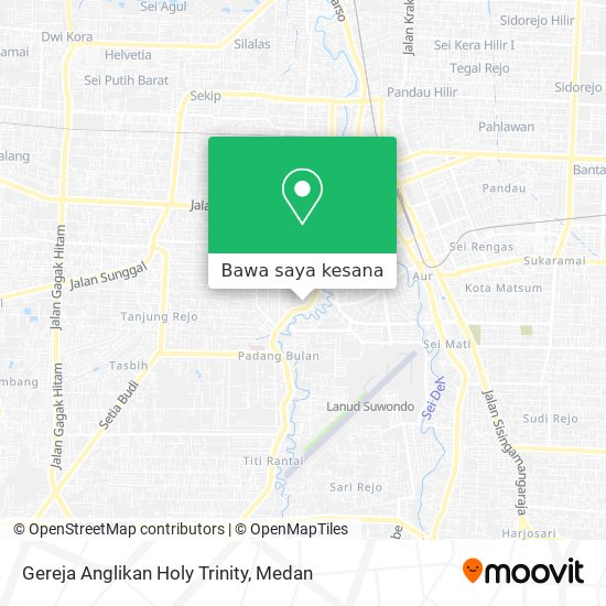 Peta Gereja Anglikan Holy Trinity