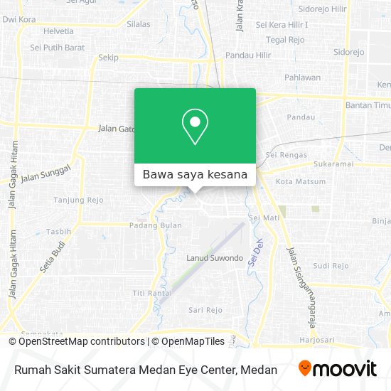 Peta Rumah Sakit Sumatera Medan Eye Center