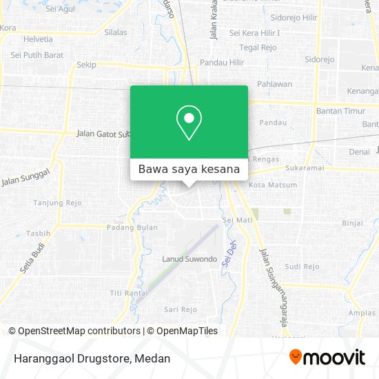 Peta Haranggaol Drugstore