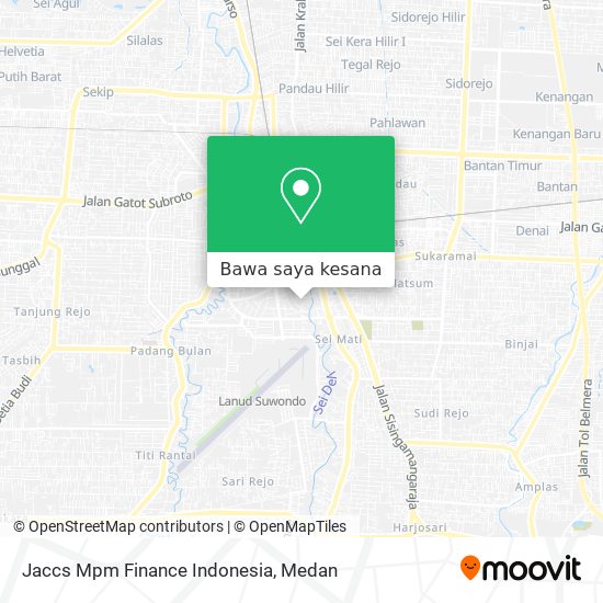Peta Jaccs Mpm Finance Indonesia