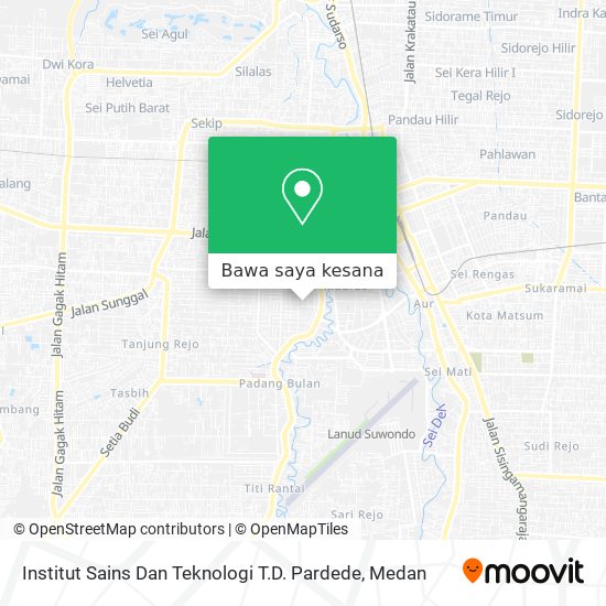 Peta Institut Sains Dan Teknologi T.D. Pardede