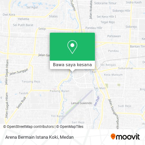 Peta Arena Bermain Istana Koki