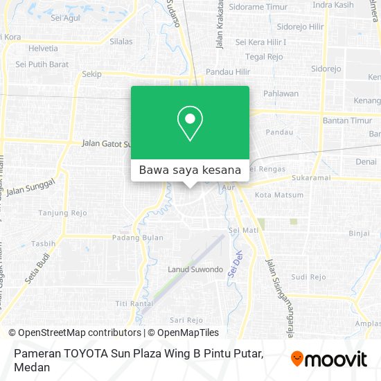 Peta Pameran TOYOTA Sun Plaza Wing B Pintu Putar