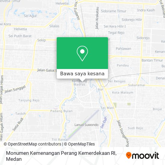 Peta Monumen Kemenangan Perang Kemerdekaan RI