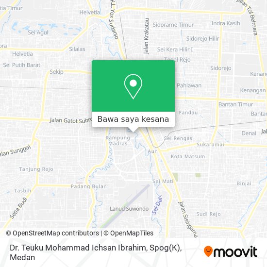 Peta Dr. Teuku Mohammad Ichsan Ibrahim, Spog(K)