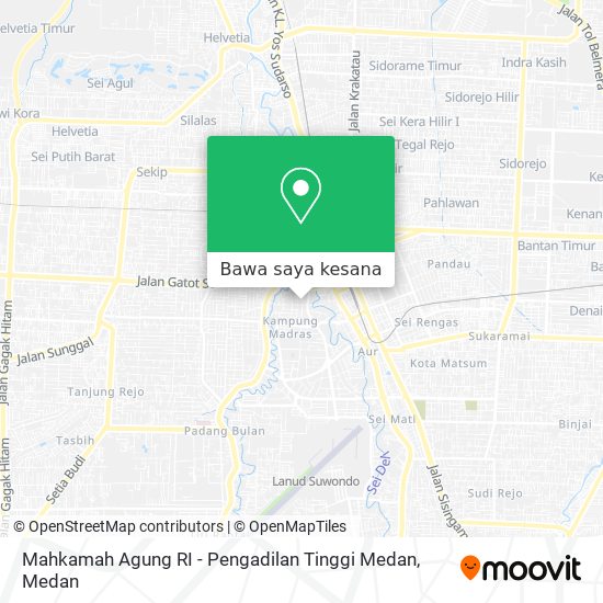 Peta Mahkamah Agung RI - Pengadilan Tinggi Medan