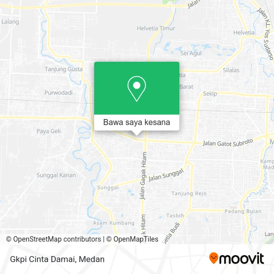 Peta Gkpi Cinta Damai