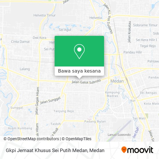 Peta Gkpi Jemaat Khusus Sei Putih Medan