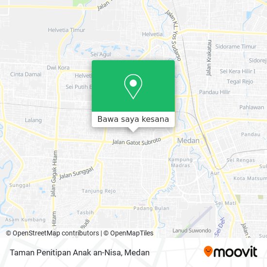 Peta Taman Penitipan Anak an-Nisa