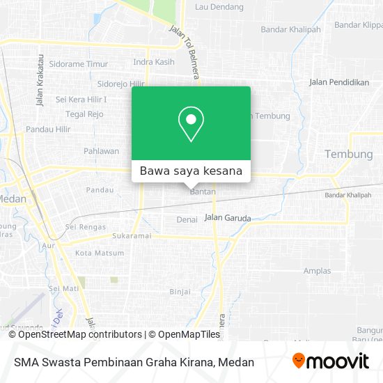 Peta SMA Swasta Pembinaan Graha Kirana