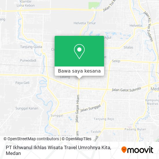 Peta PT Ikhwanul Ikhlas Wisata Travel Umrohnya Kita