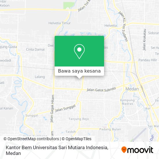 Peta Kantor Bem Universitas Sari Mutiara Indonesia