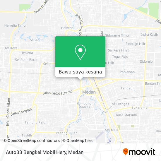 Peta Auto33 Bengkel Mobil Hery