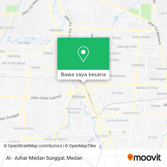 Peta Al - Azhar Medan Sunggal