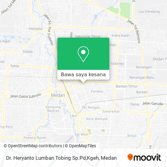 Peta Dr. Heryanto Lumban Tobing Sp.Pd,Kgeh