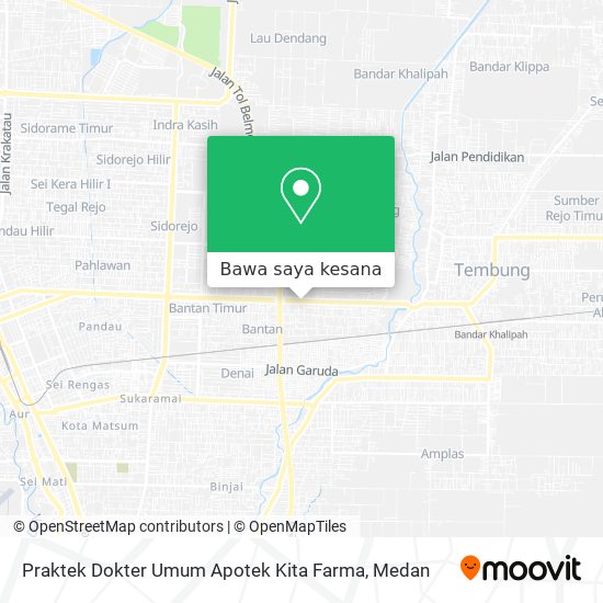 Peta Praktek Dokter Umum Apotek Kita Farma