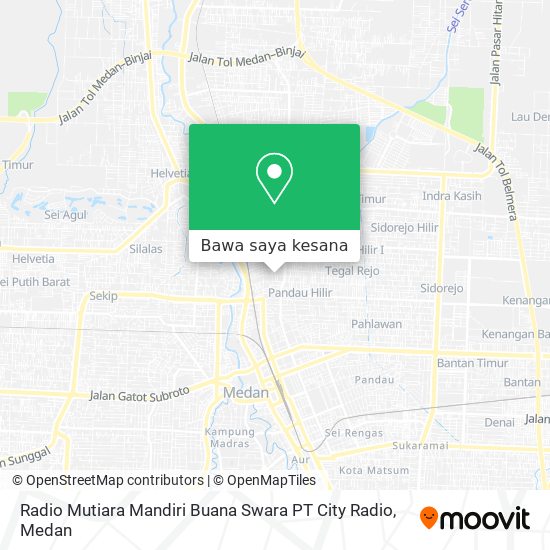 Peta Radio Mutiara Mandiri Buana Swara PT City Radio