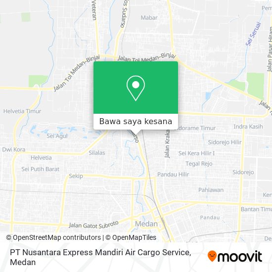 Peta PT Nusantara Express Mandiri Air Cargo Service