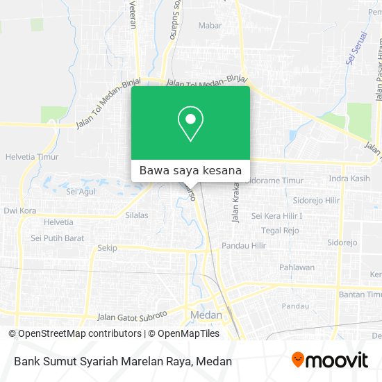 Peta Bank Sumut Syariah Marelan Raya
